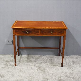 Sheraton Style Inlaid Mahogany Side Table
