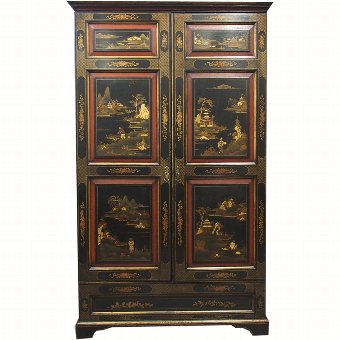  Chinoiserie 2 Door Wardrobe