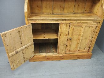Antique Irish Primitive Antique Pine Dresser