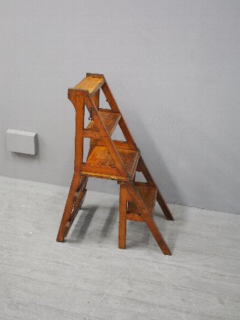 Antique Aesthetic Movement Oak Metamorphic Chair