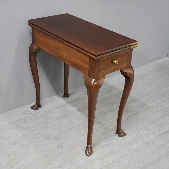George III Mahogany Fold Over Table