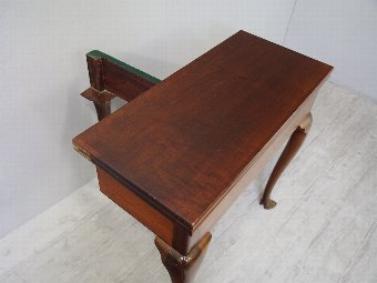 Antique George III Mahogany Fold Over Table