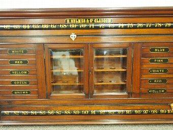 Antique Mahogany Scoreboard by H. Nelmas and Co, Glasgow