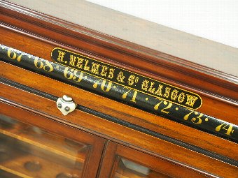 Antique Mahogany Scoreboard by H. Nelmas and Co, Glasgow