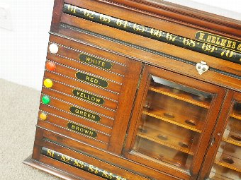 Antique Mahogany Scoreboard by H. Nelmas and Co, Glasgow