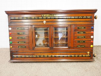 Antique Mahogany Scoreboard by H. Nelmas and Co, Glasgow