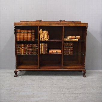 Georgian Style Mahogany Open Bookcase