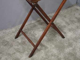 Antique 19th Century Butlers Tray and Stand