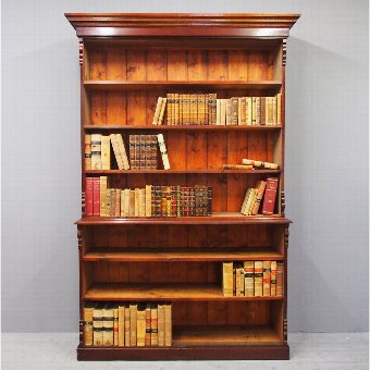  Late Victorian Open Bookcase