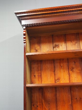 Antique  Late Victorian Open Bookcase