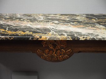 Antique Marble Chinoiserie Console Table by Whytock and Reid