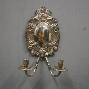 EPNS Queen Anne Style Wall Sconce