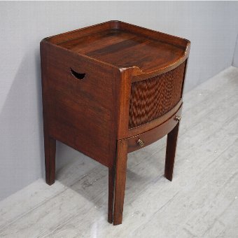 George III Mahogany Tray Top Commode