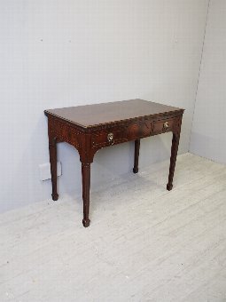 Antique George III Style Mahogany Hall Table