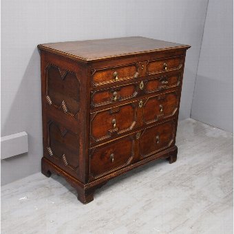 Charles II English Oak Chest of Drawers