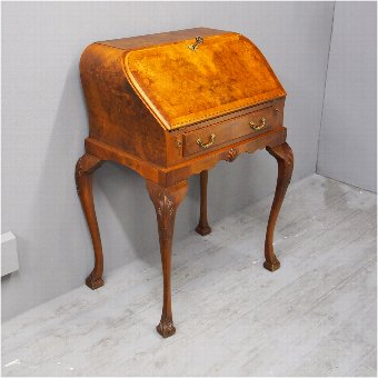 George I Style Walnut Writing Bureau