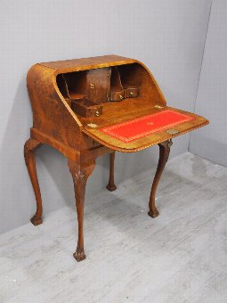 Antique George I Style Walnut Writing Bureau