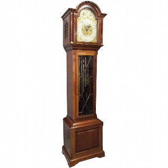 Edwardian Mahogany Grandfather Clock by James Ramsay, Dundee