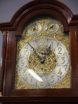 Antique Edwardian Mahogany Grandfather Clock by James Ramsay, Dundee