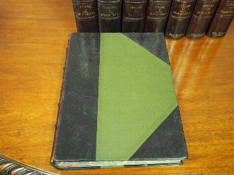 Antique 19th Century Set of Leather Bound Volumes of The Century Dictionary