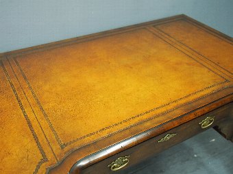 Antique Georgian Style Walnut Writing Table or Desk