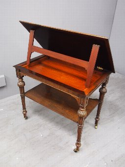Antique Victorian Rosewood Architects Table