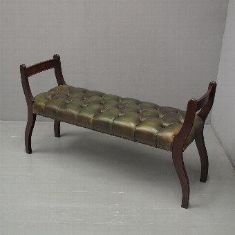 Georgian Style Mahogany Window Seat