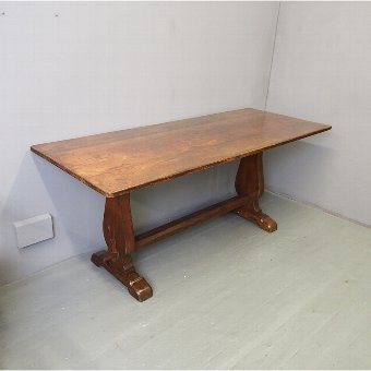 Gothic Style Oak Refectory Table