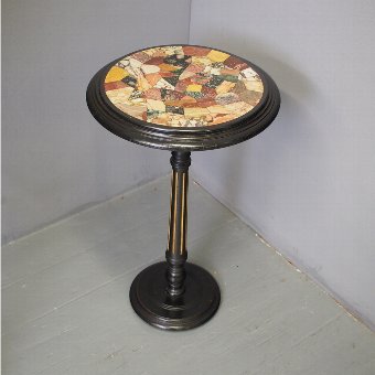 Italian Specimen Marble Table