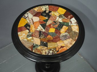 Antique Italian Specimen Marble Table
