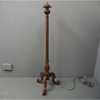 Walnut Standard Lamp