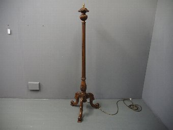 Antique Walnut Standard Lamp