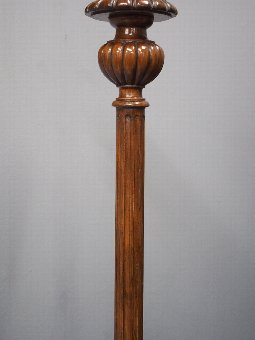 Antique Walnut Standard Lamp