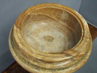 Antique Large Alabaster Roman Style Urn