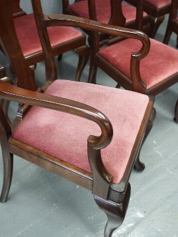 Antique Set of 7 George I Style Dining Chairs