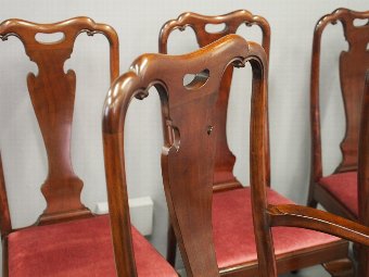 Antique Set of 7 George I Style Dining Chairs