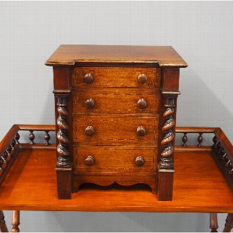 Victorian Apprentice Chest or Collectors Cabinet