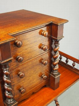 Antique Victorian Apprentice Chest or Collectors Cabinet