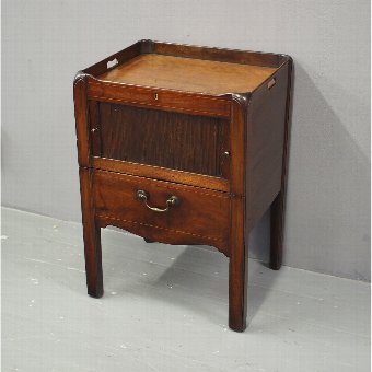 George III Mahogany Tray Top Commode