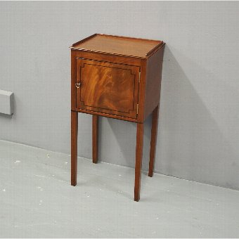George III Mahogany Bedside Locker