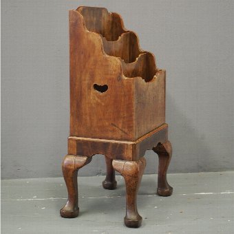 Walnut Waterfall Magazine Rack by Whytock and Reid