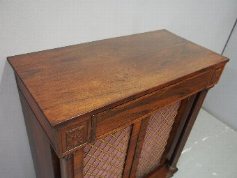 Antique Regency Rosewood Side Cabinet