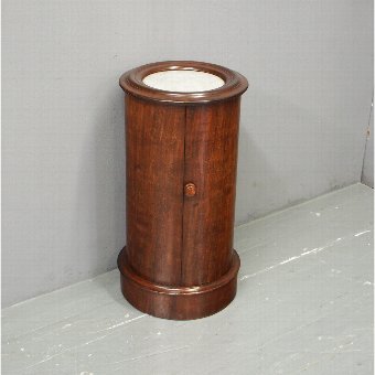 Victorian Mahogany and Marble Top Pedestal