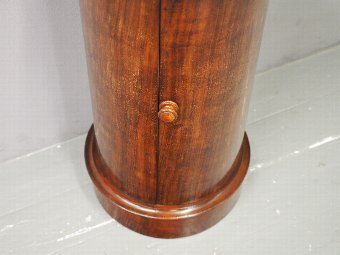 Antique Victorian Mahogany and Marble Top Pedestal