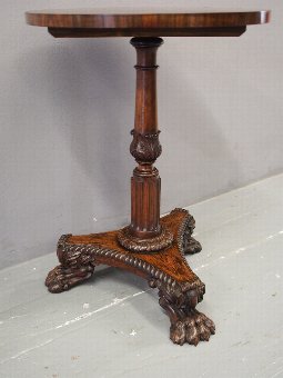 Antique George IV Rosewood Occasional Table