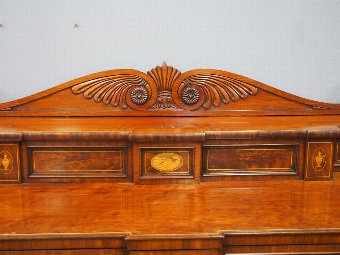 Antique George III Inlaid Scottish Mahogany Sideboard