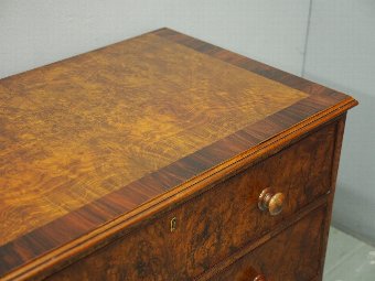 Antique Victorian Walnut Chest of Drawers