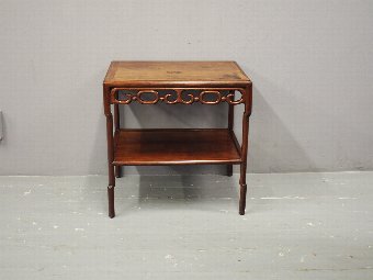 Antique Chinese Huanghuali 2 Tier Table