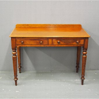 Victorian Mahogany 2 Drawer Side Table