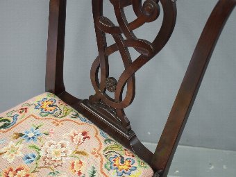 Antique Chippendale Style Chair by Justice of Dundee